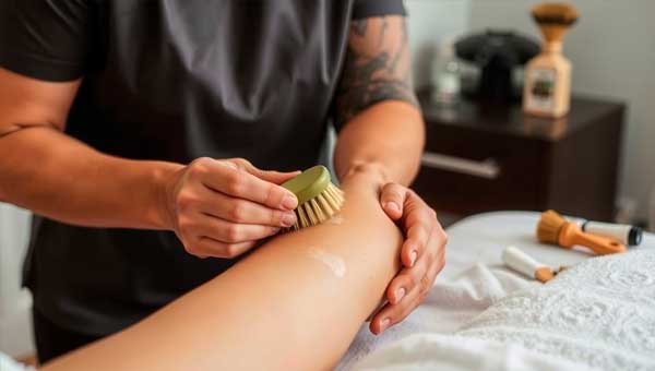 Сухой массаж щеткой: польза для кожи и лимфотока